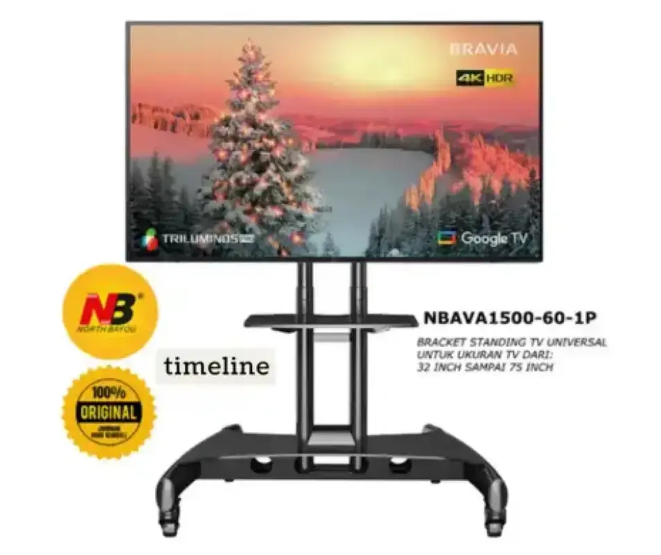 north_bayou_braket_tv_bracket_standing_tv_32_40_42_43_45_50_55_60_65_75_inch_full01_cstv7u57 BRAKET TV BRACKET STANDING TV 32 40 42 43 45 50 55 60 65 75 INCH - Image 1