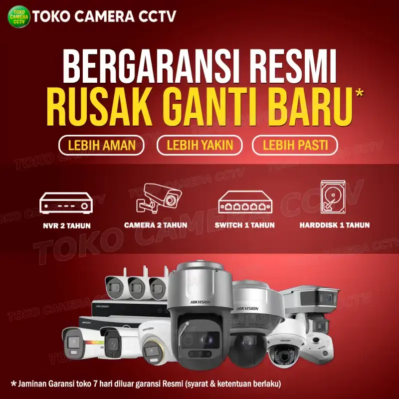 PAKET CCTV ANALOG HIKVISION 2MP 4 CHANNEL 4 KAMERA - Image 2