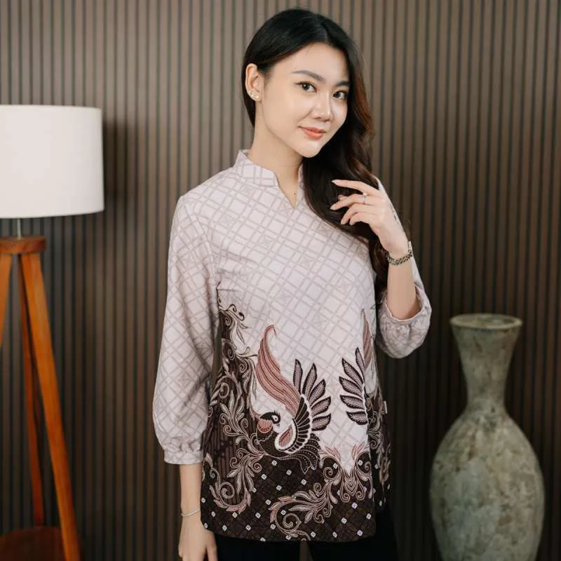 My Aksa Batik Wanita Blouse Flavia Fiore