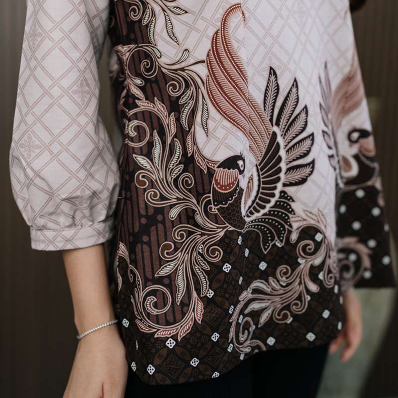 My Aksa Batik Wanita Blouse Flavia Fiore - Image 2