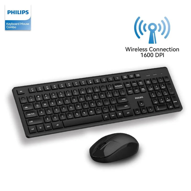 Philips SPT6358 Keyboard Mouse Wireless Set Combo