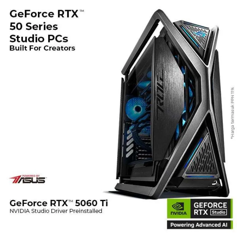 PC GeForce RTX Studio Myth ASUS ROG GeForce RTX 5060 Ti - Image 1