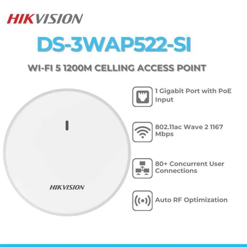 hikvision_hikvision_ds-3wap522-si_wi-fi_5_1200m_celling_access_point_full01_d8kmjwi1 HIKVISION DS-3WAP522-SI Wi-Fi 5 1200M Celling Access Point - Image 1
