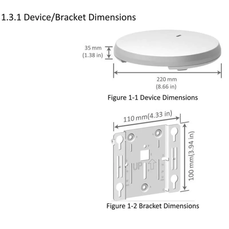 HIKVISION DS-3WAP522-SI Wi-Fi 5 1200M Celling Access Point - Image 4